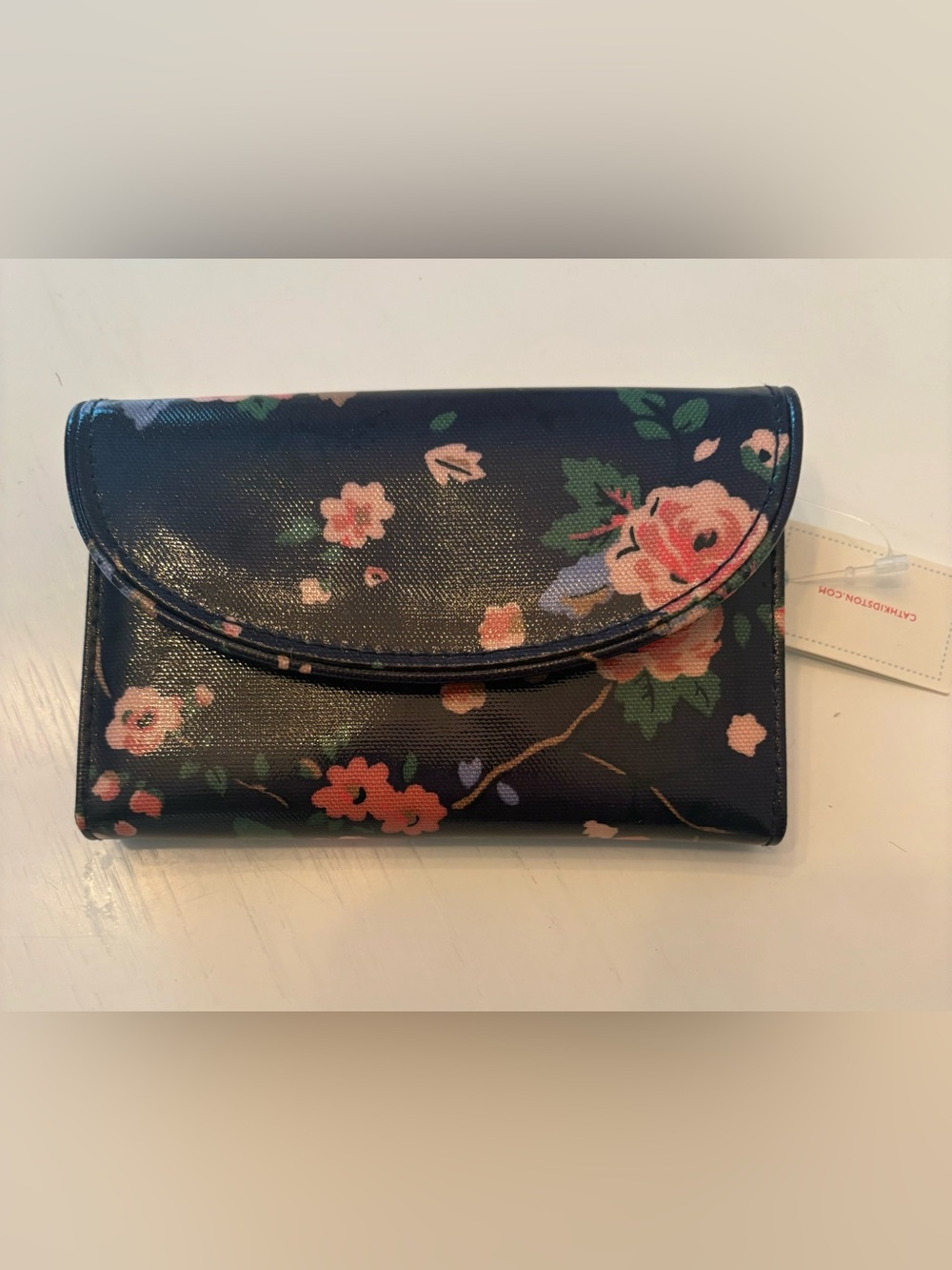 Cath Kidston blue floral wallet